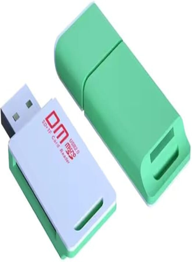 DM CR019 Fast Dual Card Reader for SD Card and TF Card